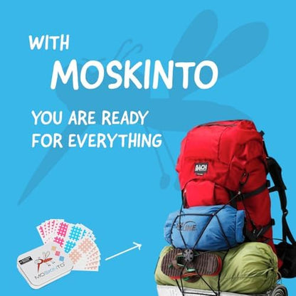 Moskinto family pack insect bite swelling reduction patch close up