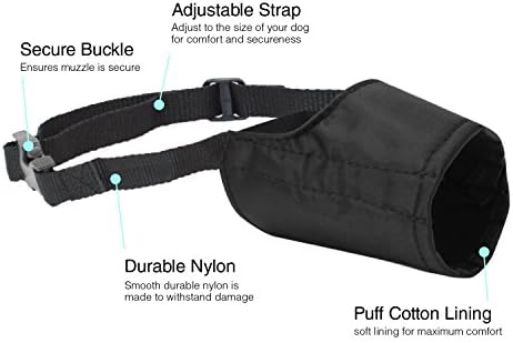 Premium nylon dog muzzle size zero tailored for professional pet grooming restraint.