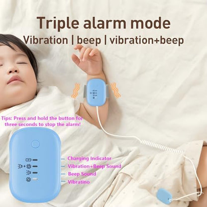 USB rechargeable potty training alarm for kids and adults with blue strap