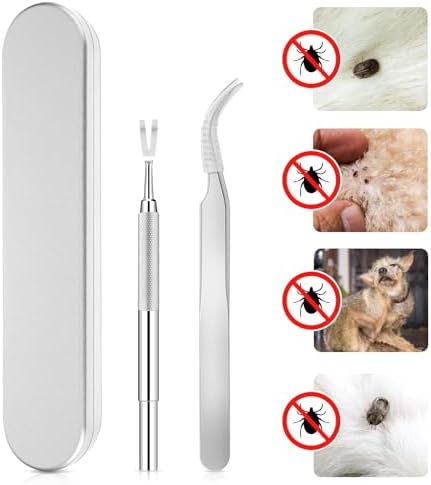 Aozuo tick removal kit packed inside its protective metal case