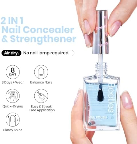 Nutrient rich growth formula packaging illustrating the solution for repairing damaged thin nails.