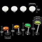 Saricho live reef frag plugs holder top view illustrating the modular assembly slots and durable non-toxic acrylic finish