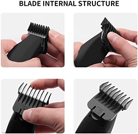 Set of four Andis compatible trimmer guard sizes