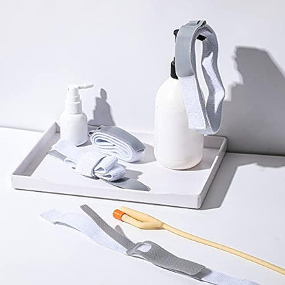 Nuanchu catheter strap packaging showing the medical grade polyester material.