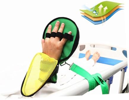 Detailed view of the internal finger separator inside the Healvian safety mitt.