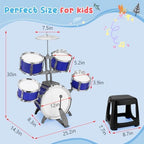 CHADRIGIVS authentic imported children learning drum set assembly view