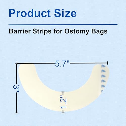 Medical grade hydrocolloid adhesive tape strips showing flexible C-type design
