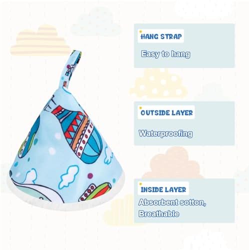 VEEVIIY baby boy pee shield set in travel storage bag