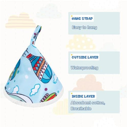VEEVIIY baby boy pee shield set in travel storage bag