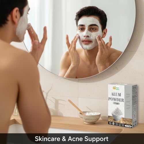 Premium imported Herbs Botanica Fitkari powder used as a natural mineral deodorant.
