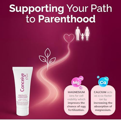 Authentic USA imported Conceive Plus fertility lubricant for Indian couples.
