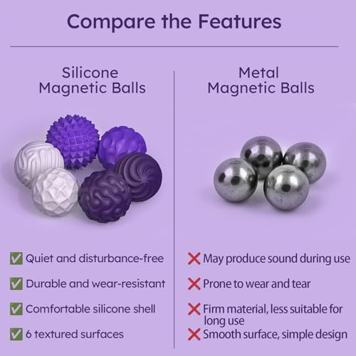 Party Tonight magnetic balls connected in a row for fidget play