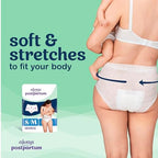 Side view of Always Discreet maximum protection underwear for women