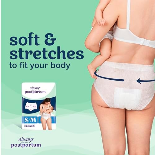 Side view of Always Discreet maximum protection underwear for women