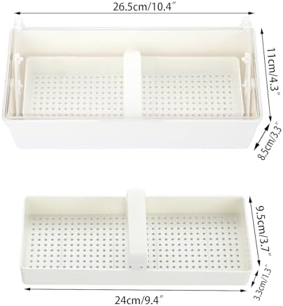 Juxyes nail tool sterilizer box with transparent lid