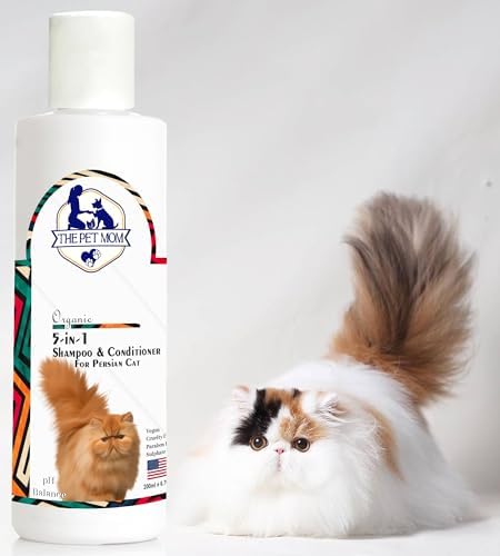 Two hundred milliliter bottle of organic five in one pet grooming solution