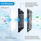 Activated carbon grid design for odor removal in fish tanks