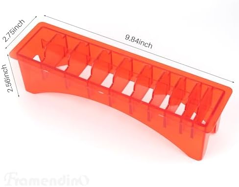 Framendino hair clipper guard case ten blocks limit comb holder top view