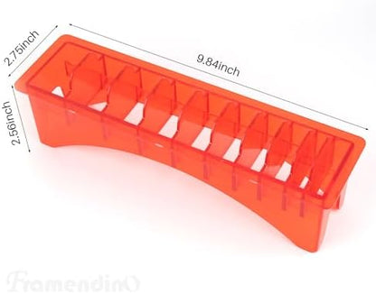 Framendino hair clipper guard case ten blocks limit comb holder top view