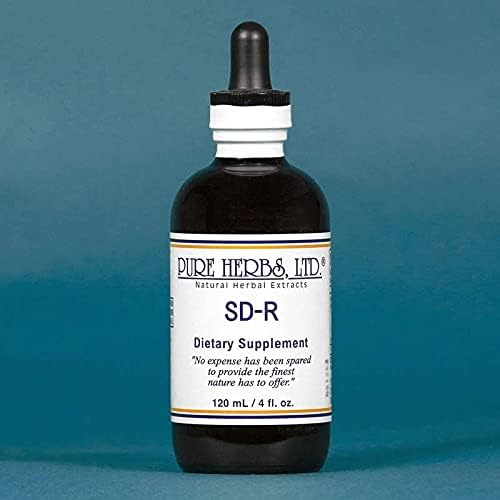 Pure Herbs Ltd SD-R liquid herbal supplement bottle front view for kidney and bladder support