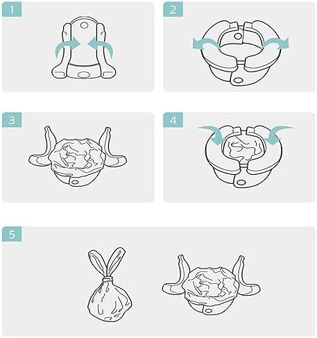 Yooleetc outdoor portable potty training seat accessories