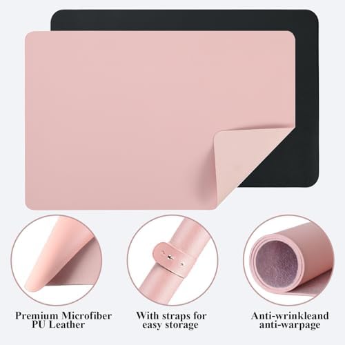 Close up of waterproof microfiber leather surface on Chiplesier nail mat