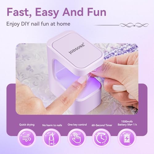 Jodsone handheld UV LED nail lamp top control button