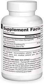 Source Naturals antioxidant supplement tablets close up view