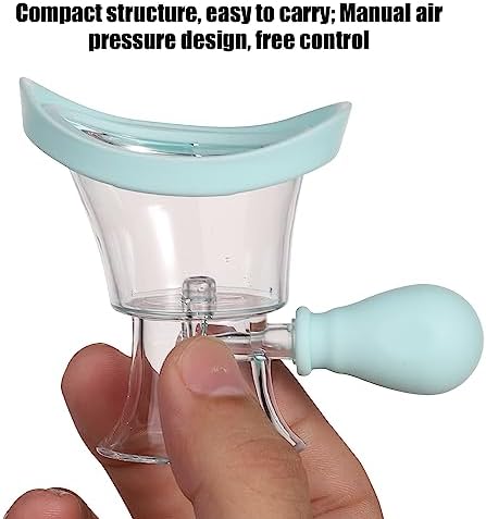Side profile of the NAYZOJ eye rinse tool showing leak-proof design