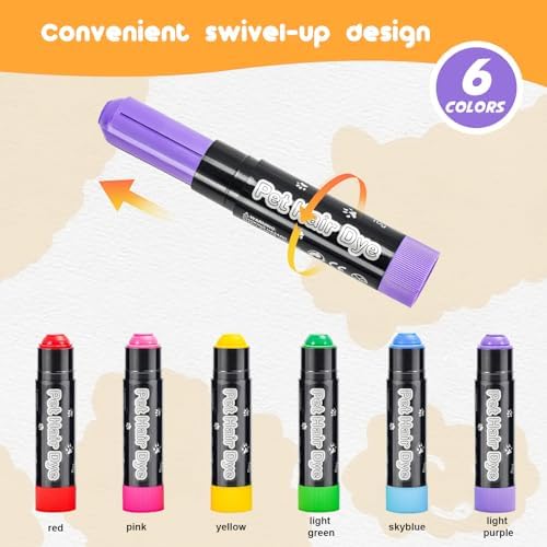 Avont temporary pet hair styling crayons