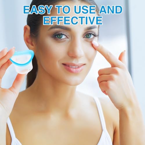 Ergonomic eye bath cup demonstrating leak-proof seal design