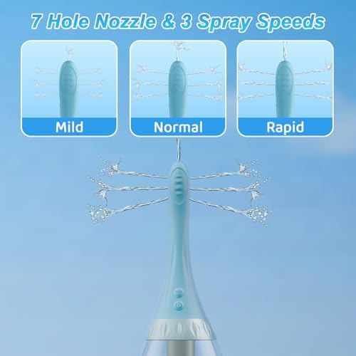 Cocenissy enema bulb water reservoir with clear capacity markings and magnetic charging cable.