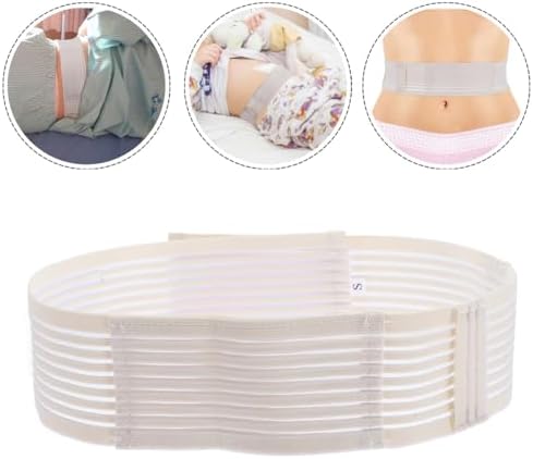 EXCEART medical catheter fixation waist strap in Size Small with the adjustable elastic band stretched