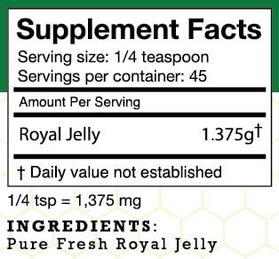 Stakich two ounce royal jelly jar container