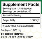 Stakich two ounce royal jelly jar container