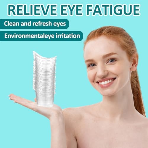 Hpmjz portable eye bath kit showing ergonomic contoured rim