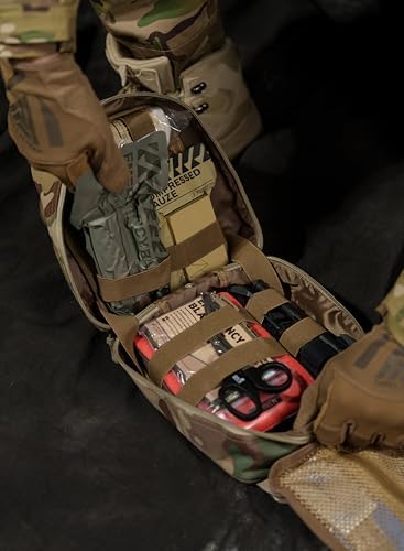 Rhino Rescue red first aid kit for vehicle and hiking safety