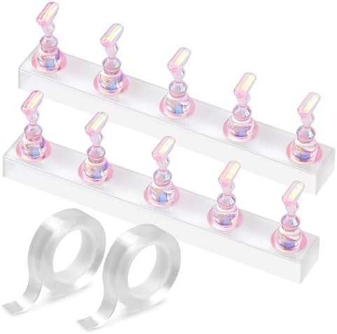 Etercycle acrylic nail display stand with tips