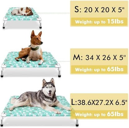 Elevated Dog Bed Pet cot for Small Dogs, Indoor and Outdoor Use for Small Pets - Image 7
