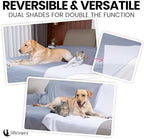 Premium waterproof dog proof blanket shielding a bed from pet hair and stains.