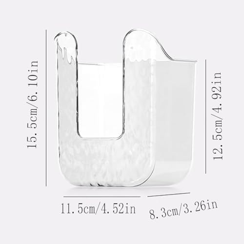 Estand Silermaer flushable wipes container in bathroom setting