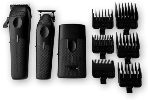 TPOB professional hair cutting tools showing the cool blade technology and premium steel cutting edges.