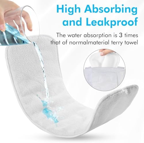 Top view of large reusable adult diaper insert liners