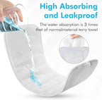 Top view of large reusable adult diaper insert liners