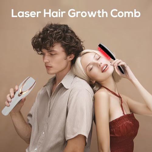 Lucario Tmosso scalp massager comb teeth and light emitters