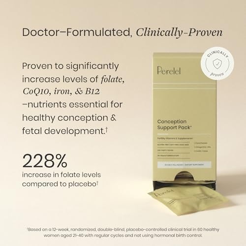 Perelel fertility vitamin capsules and softgels