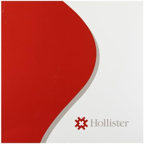 Hollister cut-to-fit skin barrier with yellow 102mm floating flange and tape border