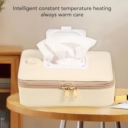 Atorse wipe warmer showing top dispensing lid mechanism
