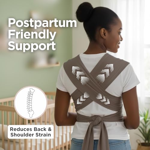 Max and So baby wrap carrier showing fabric texture