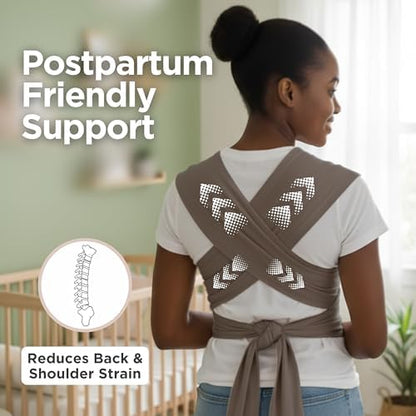 Max and So baby wrap carrier showing fabric texture